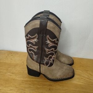 Rodeo Ropers girls kids size 7m cowboy Western country cowgirl boots
